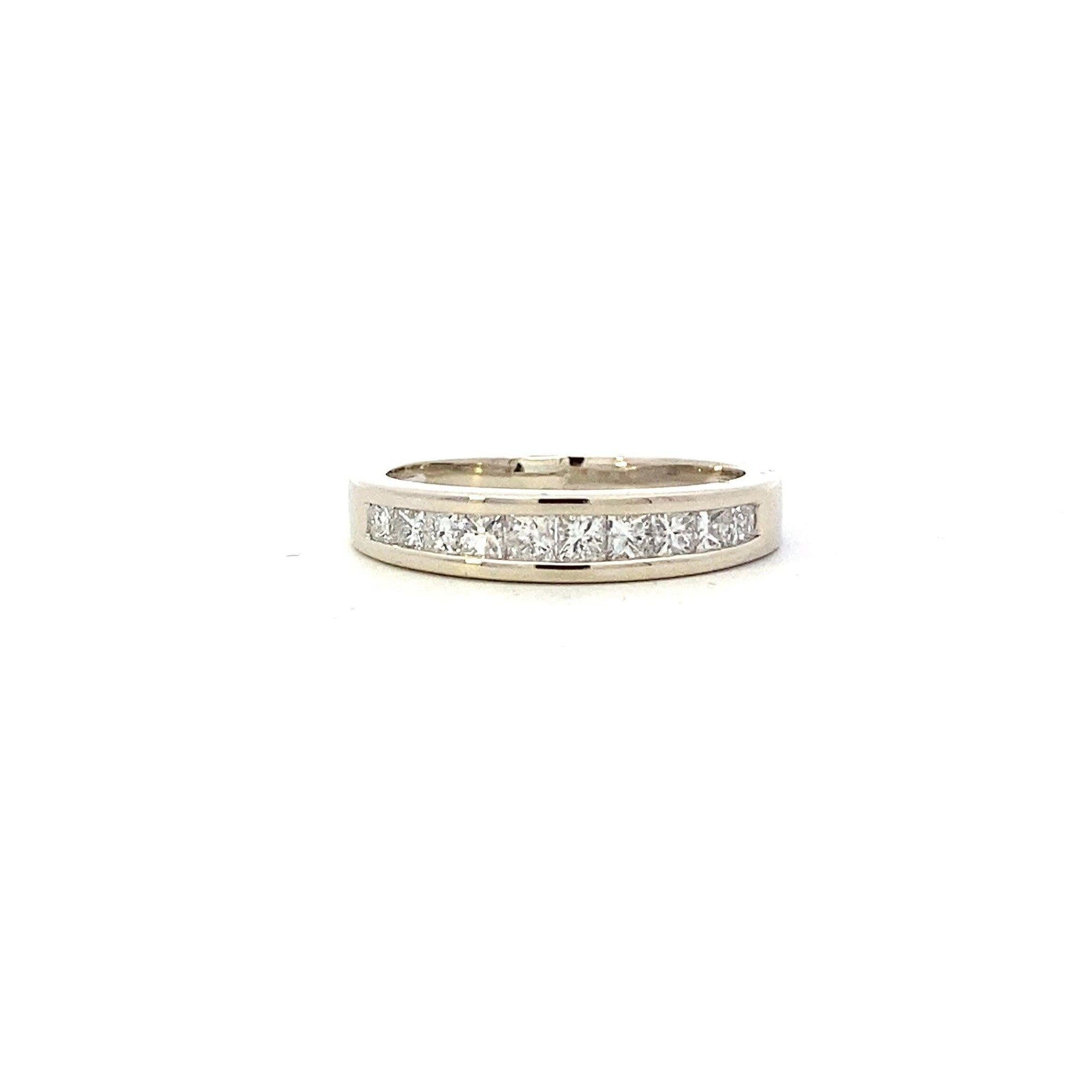 Anillo de Diamantes para Mujer en Oro Blanco 14K - 0.54ct - ipawnishop.com