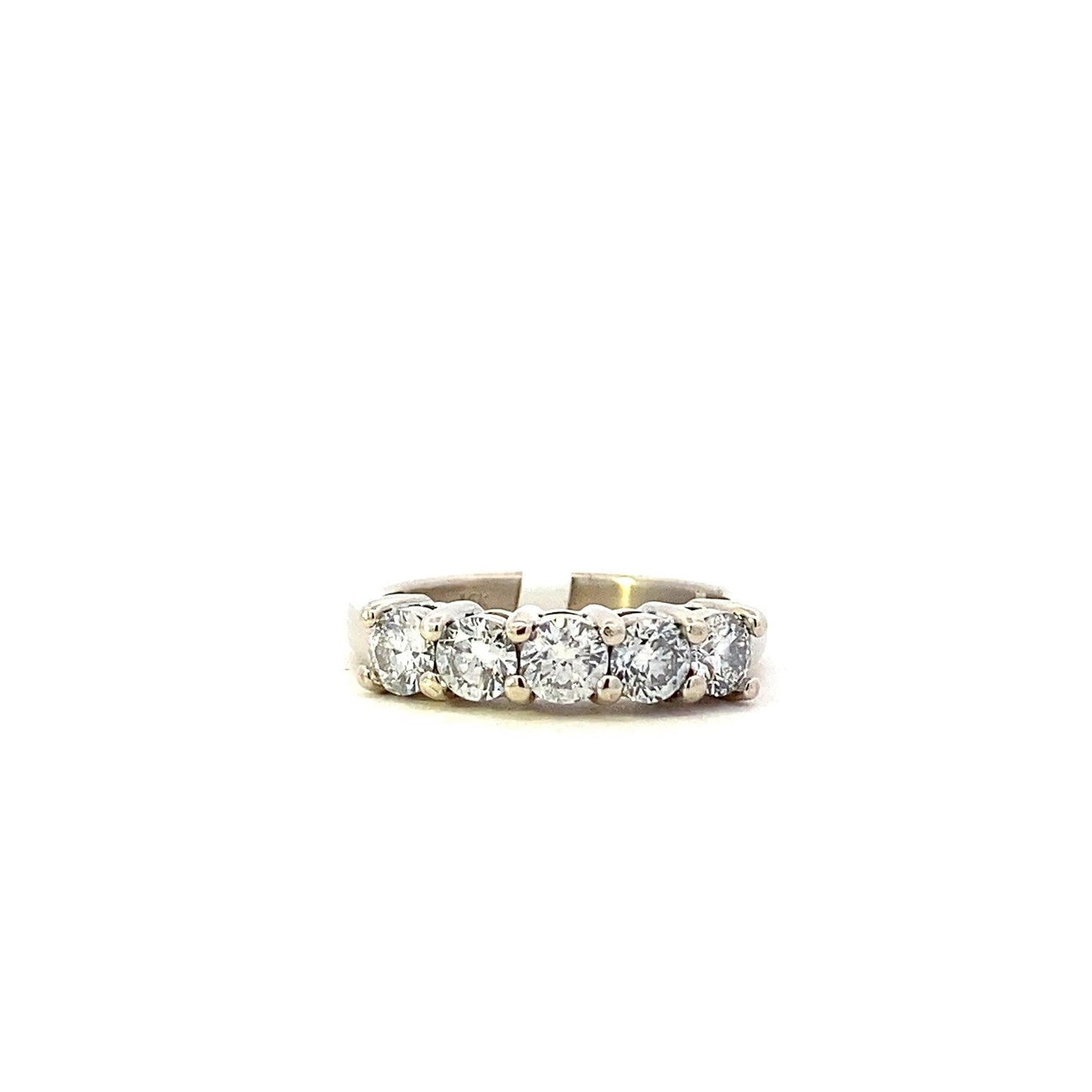 Anillo de Diamantes para Mujer en Oro Blanco 14K - 1.0ct - ipawnishop.com