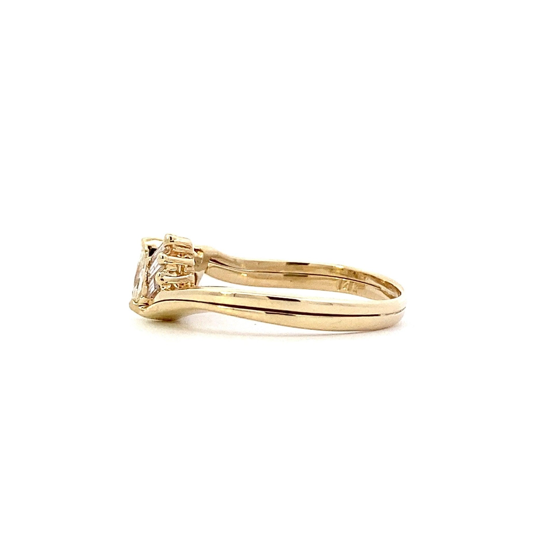 Anillo de Diamantes para Mujer en Oro Amarillo 14K - 0.30ct - ipawnishop.com