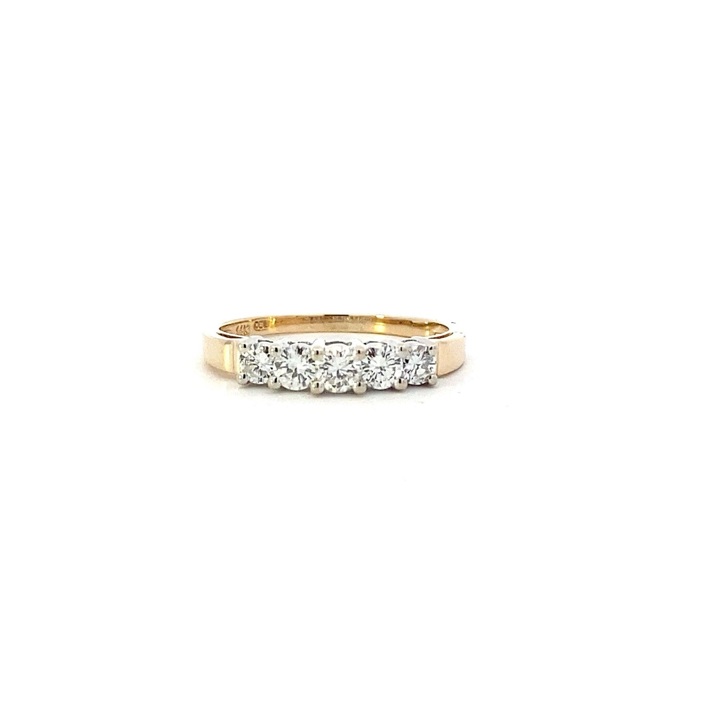 Anillo de Diamantes para Mujer en Oro Amarillo 14K - 0.51ct - ipawnishop.com