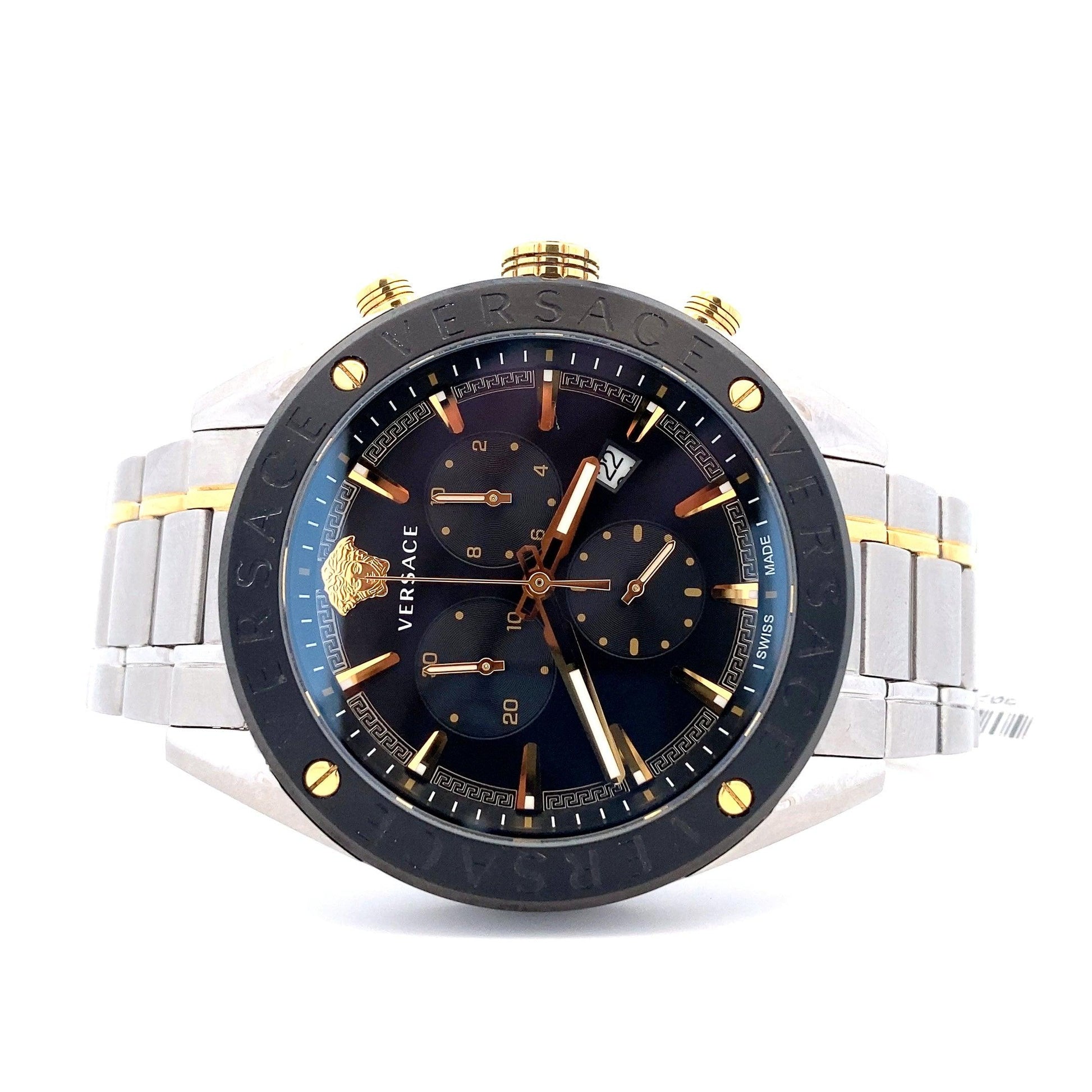 Reloj Cronografo Versace Acero Inoxidable Plata y Oro - ipawnishop.com